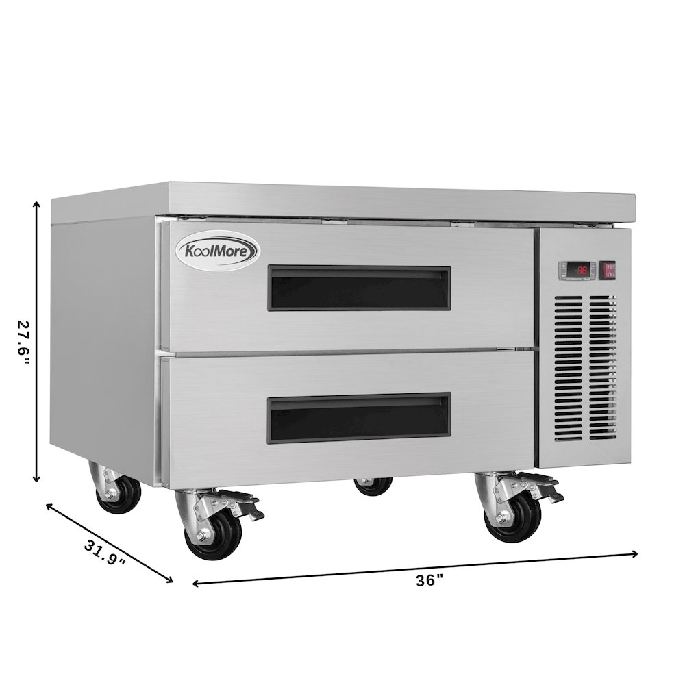 36 in. Chef Base Refrigerator Storage Cabinet for Cold Foods, Fresh Ingredients. Picture 2