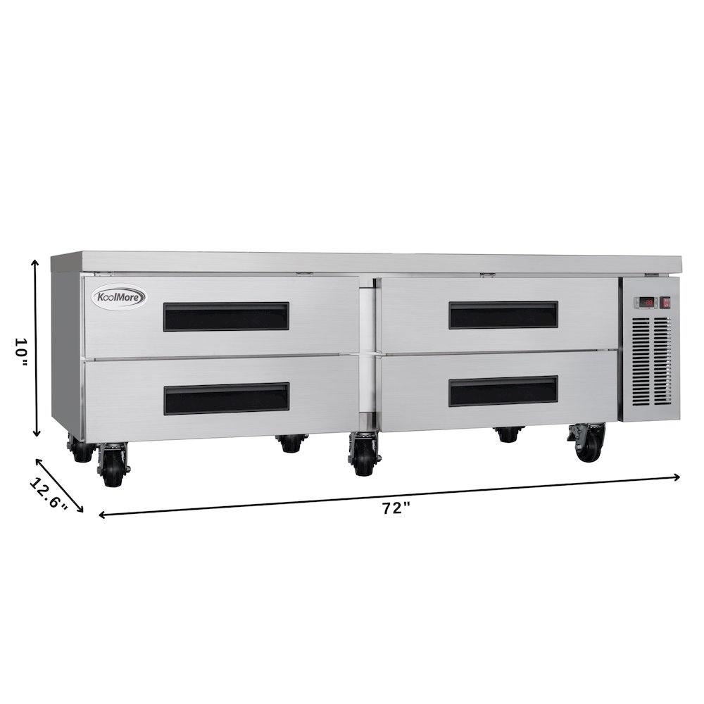 72 in. Chef Base Refrigerator Storage Cabinet for Cold Foods, Fresh Ingredients. Picture 2