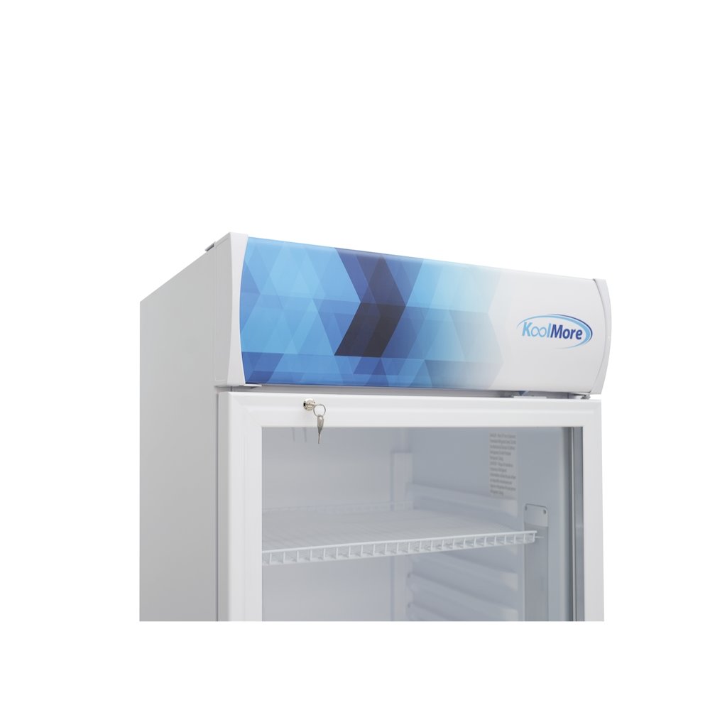 24 in. One-Door Commercial Merchandiser Refrigerator in White, 12 Cu. Ft.. Picture 8