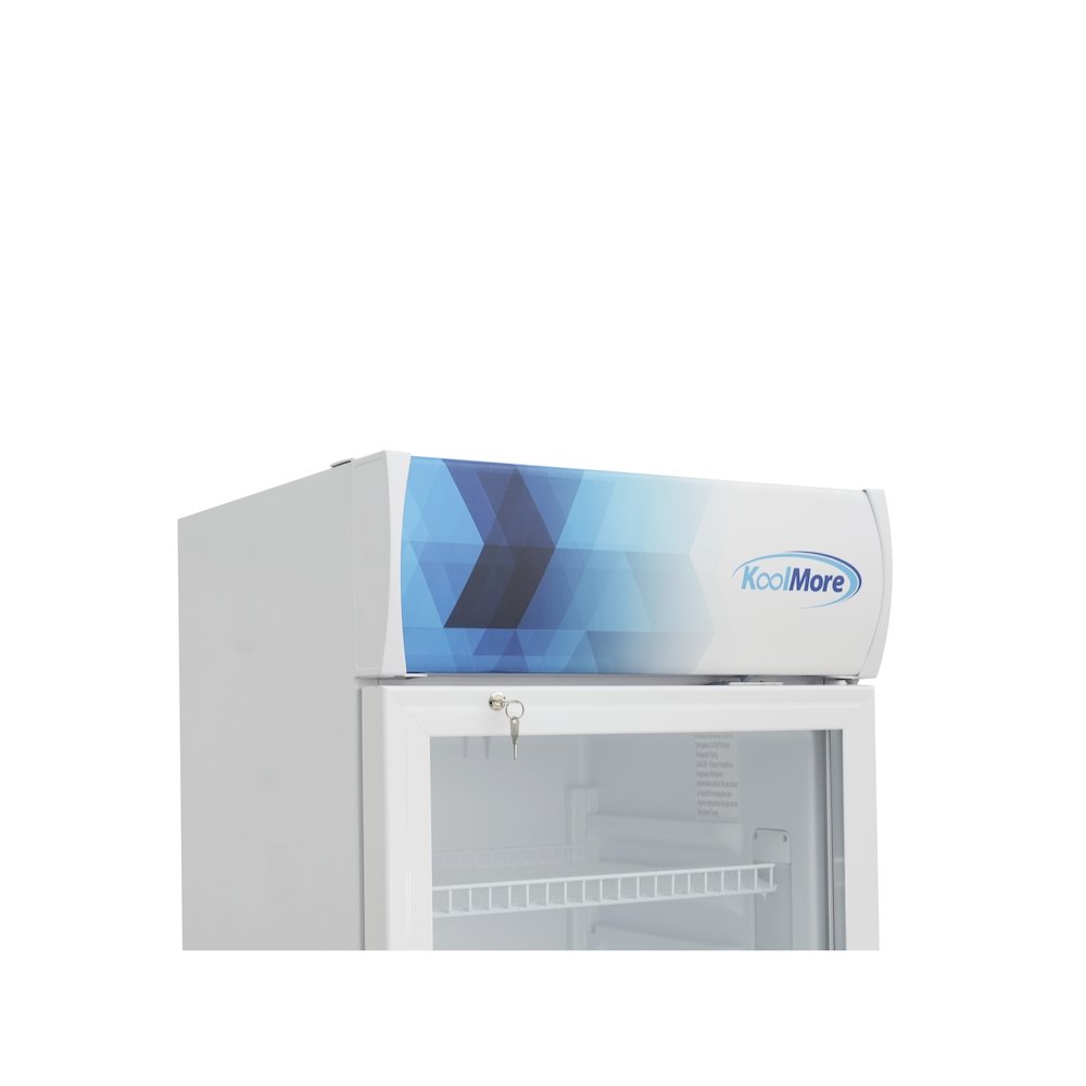 22 in. One-Door Commercial Merchandiser Refrigerator in White, 9 Cu. Ft.. Picture 8