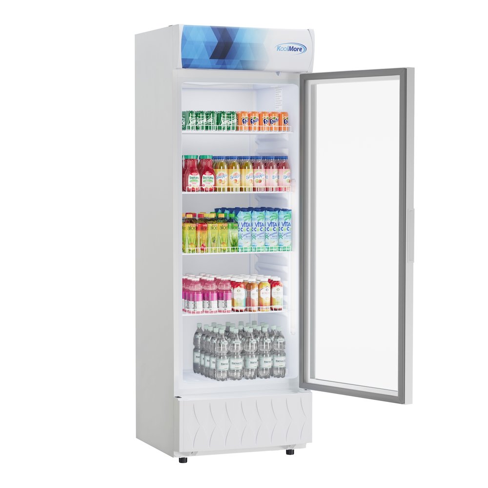 24 in. One-Door Commercial Merchandiser Refrigerator in White, 12 Cu. Ft.. Picture 1