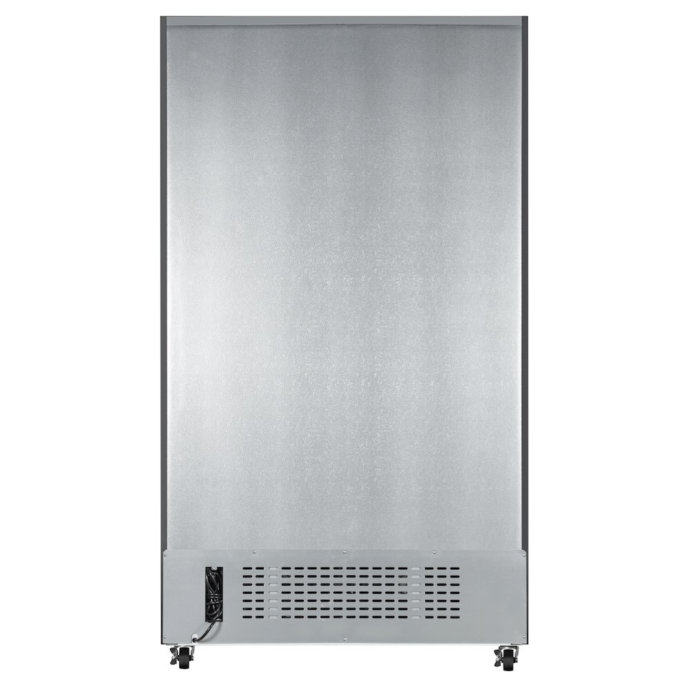 47 in. Two-Door Display Merchandiser Refrigerator in Sleek Black. Picture 13