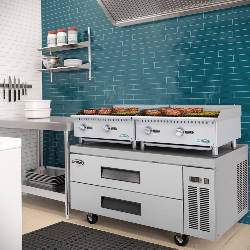 48 in. Chef Base Refrigerator Storage Cabinet for Cold Foods, Fresh Ingredients. Picture 6