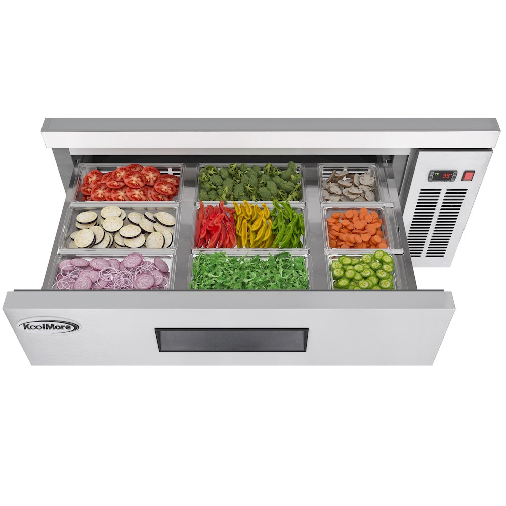 48 in. Chef Base Refrigerator Storage Cabinet for Cold Foods, Fresh Ingredients. Picture 4