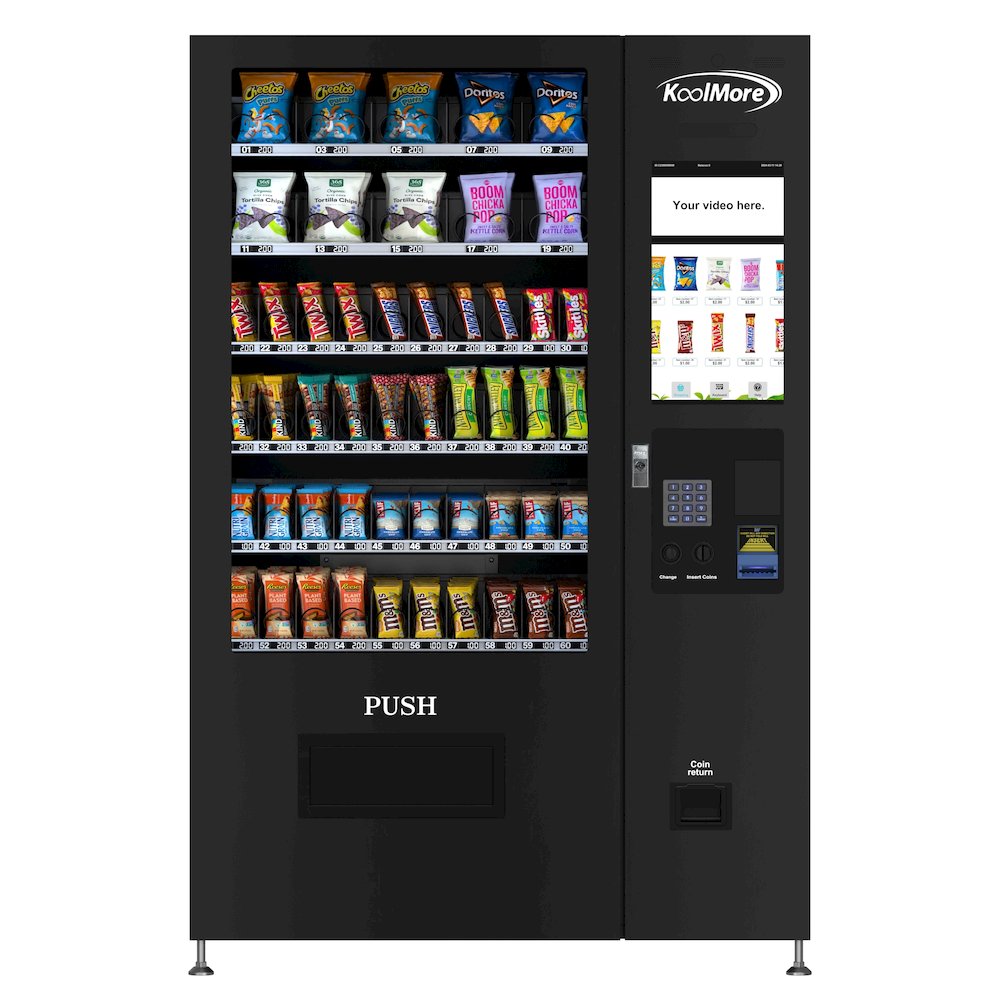 50 in. 60-Slot Snack Vending Machine. Picture 1