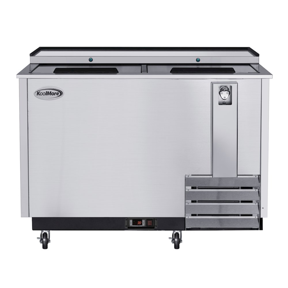 50 in. Bottle Cooler in Stainless-Steel with Built-In Opener, 14 cu. ft.. Picture 3