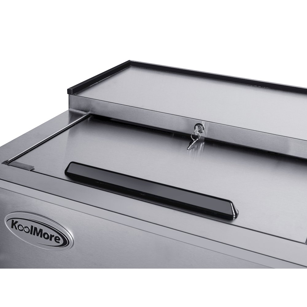 50 in. Bottle Cooler in Stainless-Steel with Built-In Opener, 14 cu. ft.. Picture 7