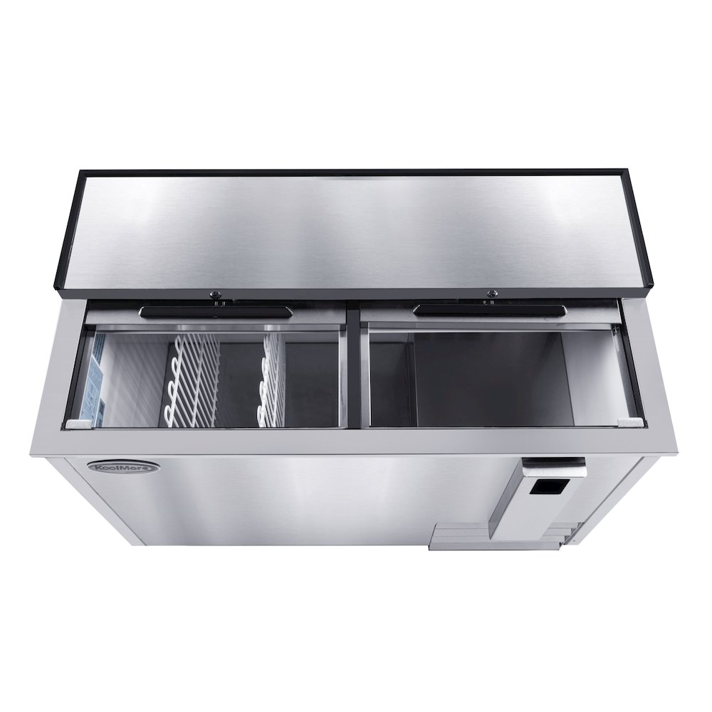 50 in. Bottle Cooler in Stainless-Steel with Built-In Opener, 14 cu. ft.. Picture 8