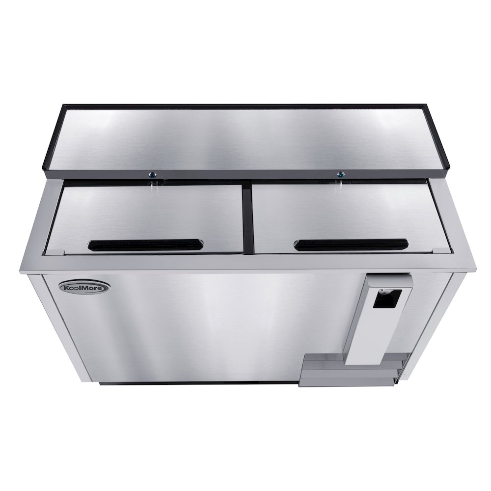 50 in. Bottle Cooler in Stainless-Steel with Built-In Opener, 14 cu. ft.. Picture 9