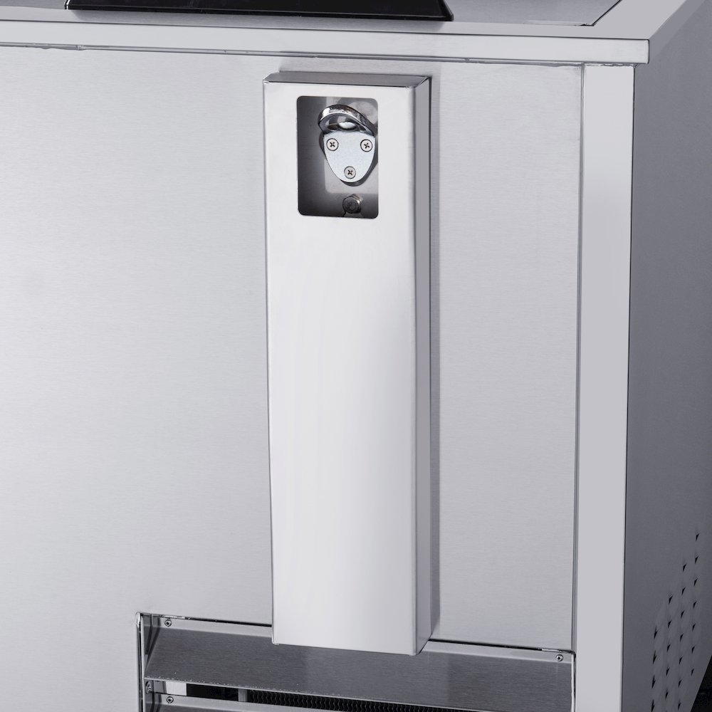 50 in. Bottle Cooler in Stainless-Steel with Built-In Opener, 14 cu. ft.. Picture 10