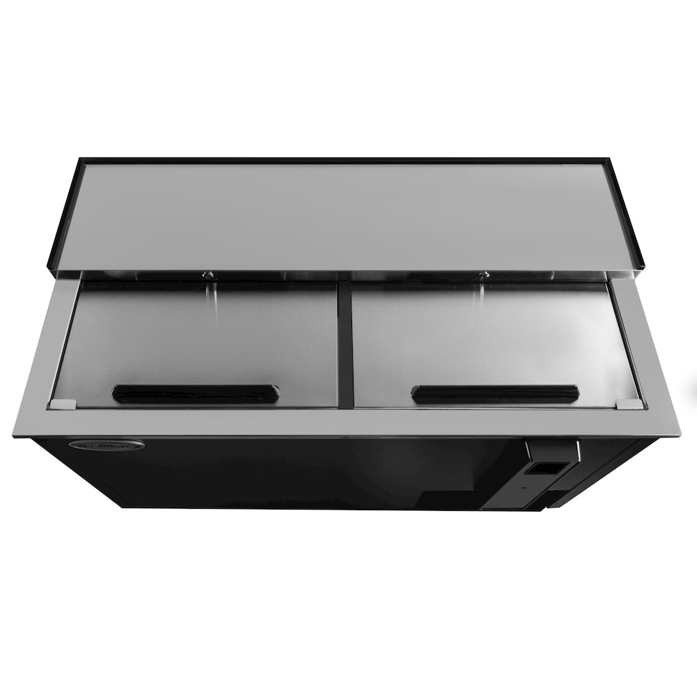 50 in. Bottle Cooler in Black with Built-In Opener, ETL Listed, 14 cu. ft.. Picture 7