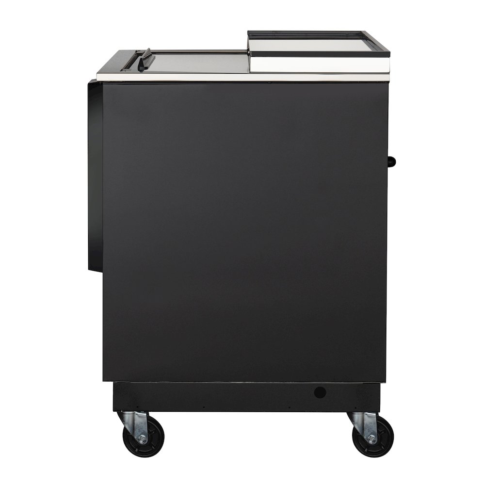 25 in. Bottle Cooler in Black with Built-In Opener, ETL Listed, 5 cu. ft.. Picture 7