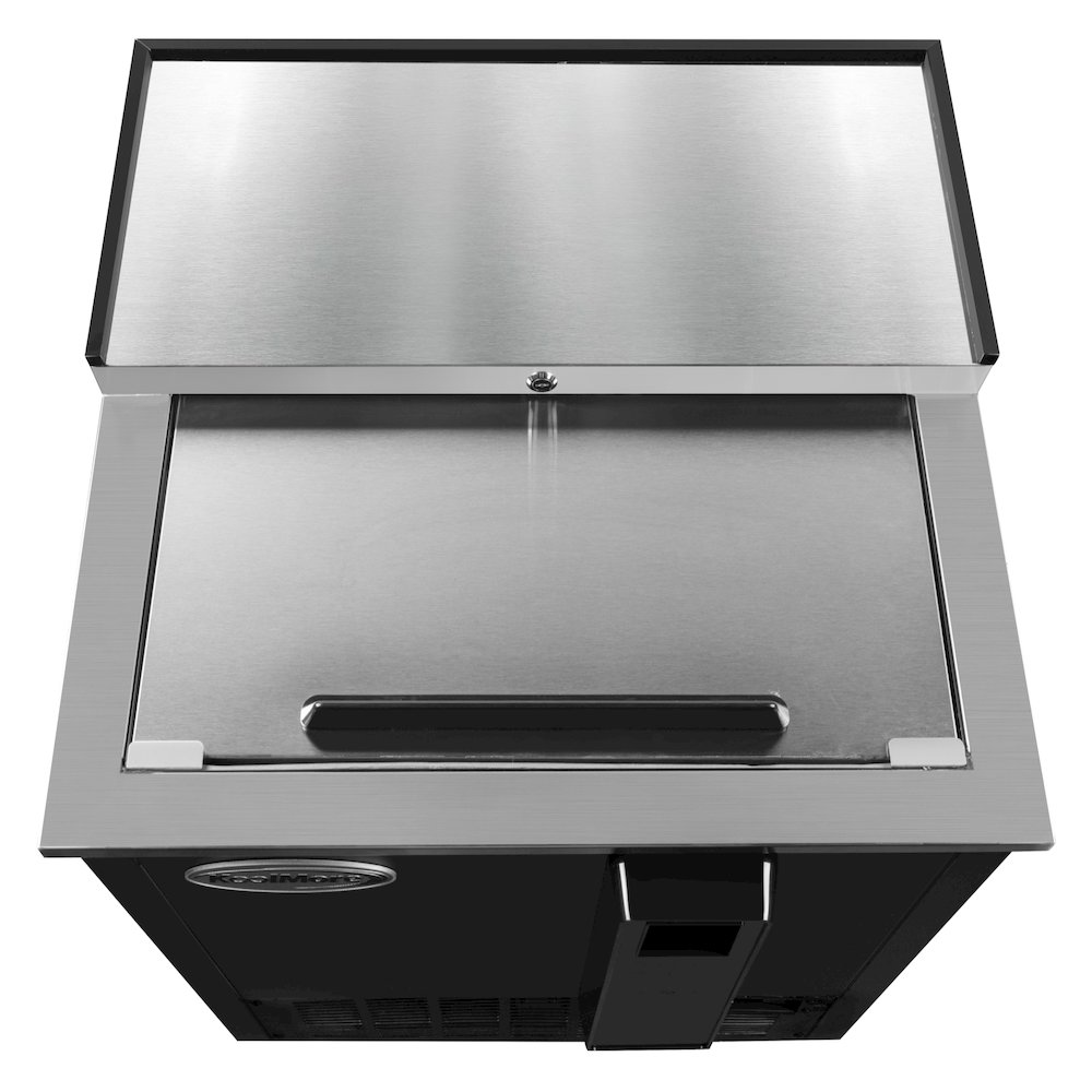 25 in. Bottle Cooler in Black with Built-In Opener, ETL Listed, 5 cu. ft.. Picture 8