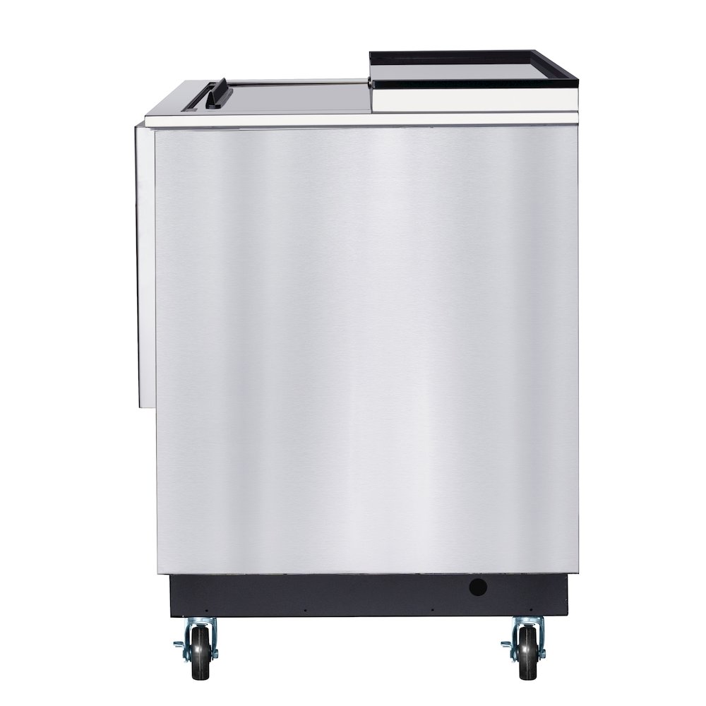25 in. Bottle Cooler in Stainless-Steel with Built-In Opener, 5 cu. ft.. Picture 7
