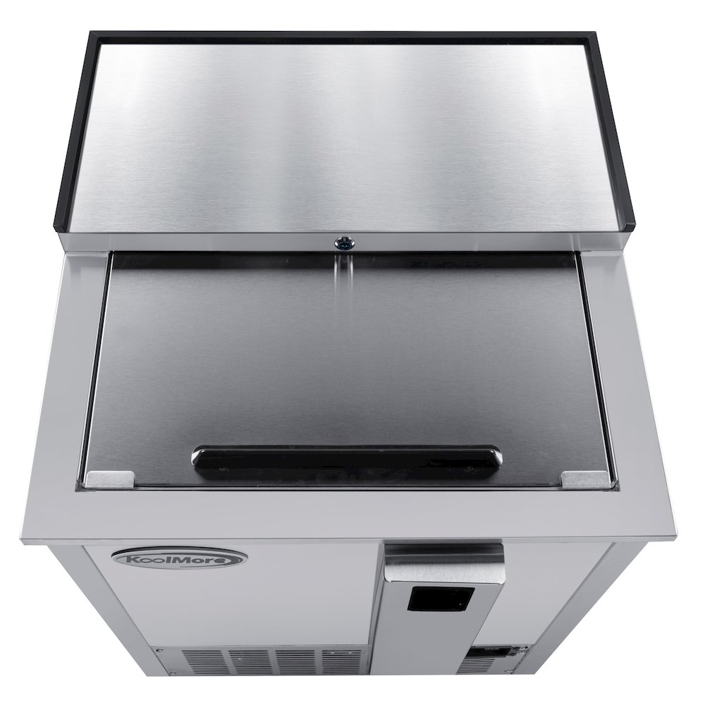 25 in. Bottle Cooler in Stainless-Steel with Built-In Opener, 5 cu. ft.. Picture 9