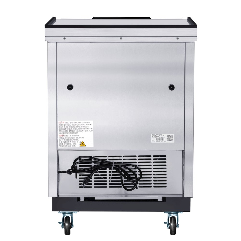 25 in. Bottle Cooler in Stainless-Steel with Built-In Opener, 5 cu. ft.. Picture 13
