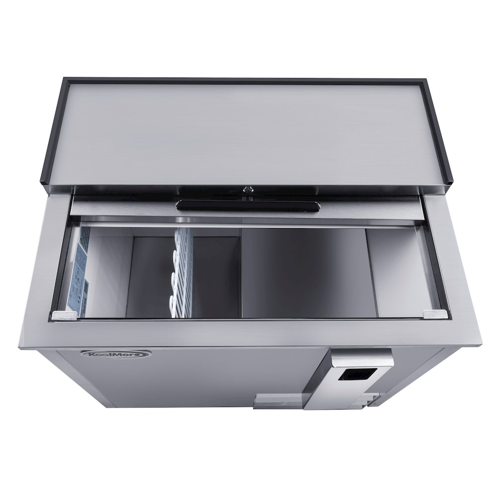 36 in. Bottle Cooler in Stainless-Steel with Built-In Opener, 9 cu. ft.. Picture 10