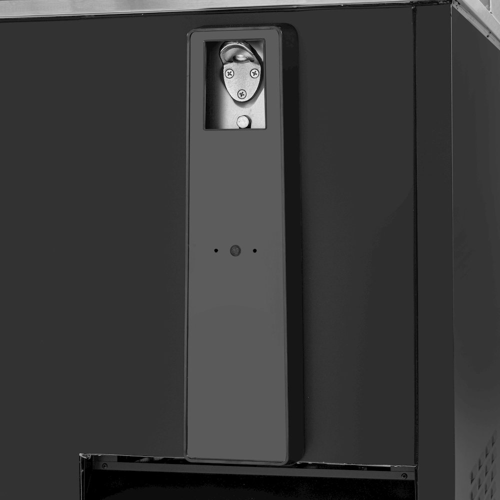 36 in. Bottle Cooler in Black with Built-In Opener, ETL Listed, 9 cu. ft.. Picture 9