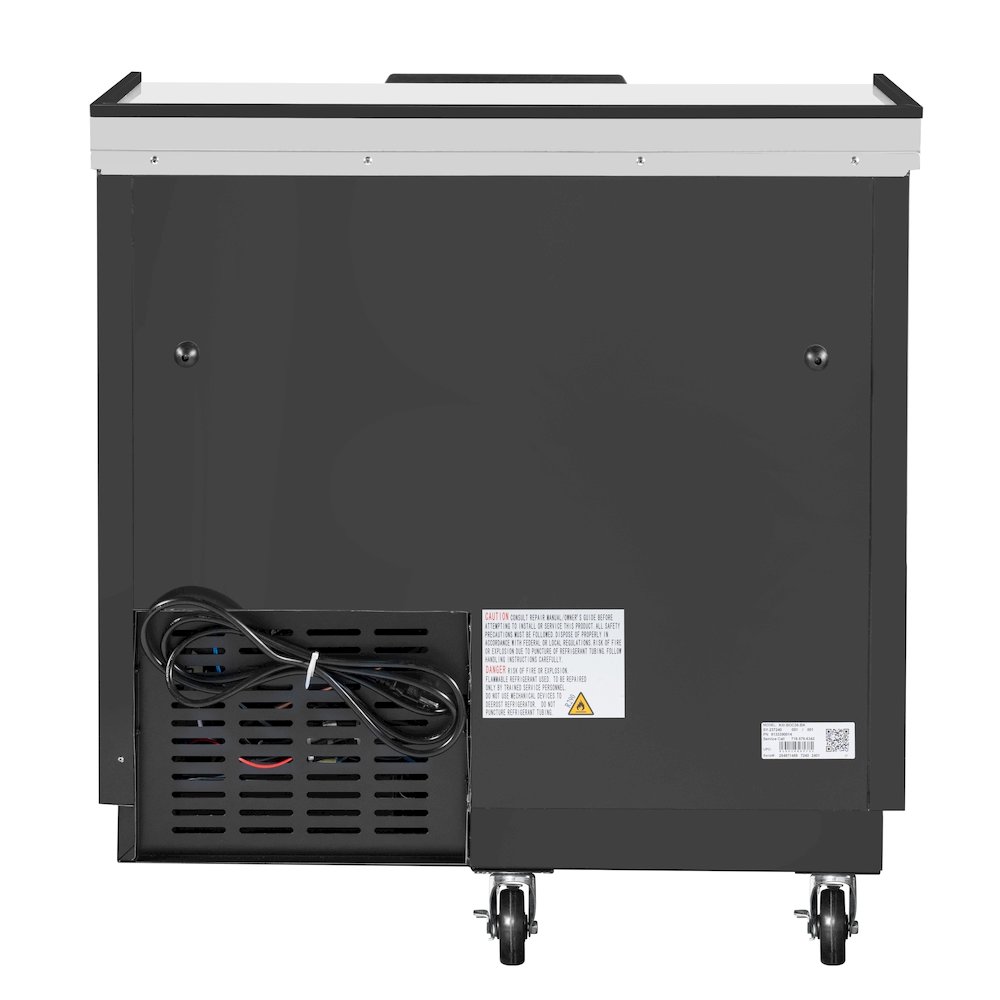 36 in. Bottle Cooler in Black with Built-In Opener, ETL Listed, 9 cu. ft.. Picture 13