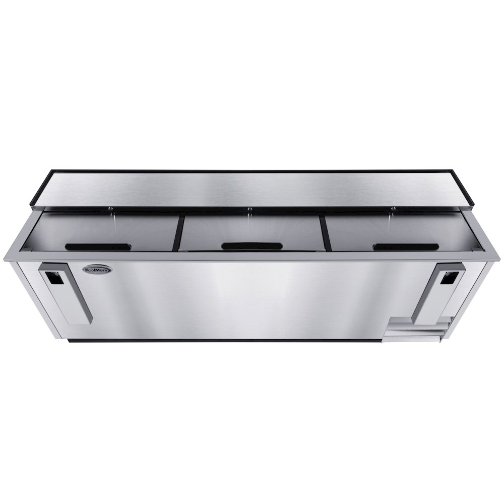 95 in. Bottle Cooler in Stainless-Steel with Built-In Opener, 30 cu. ft.. Picture 7