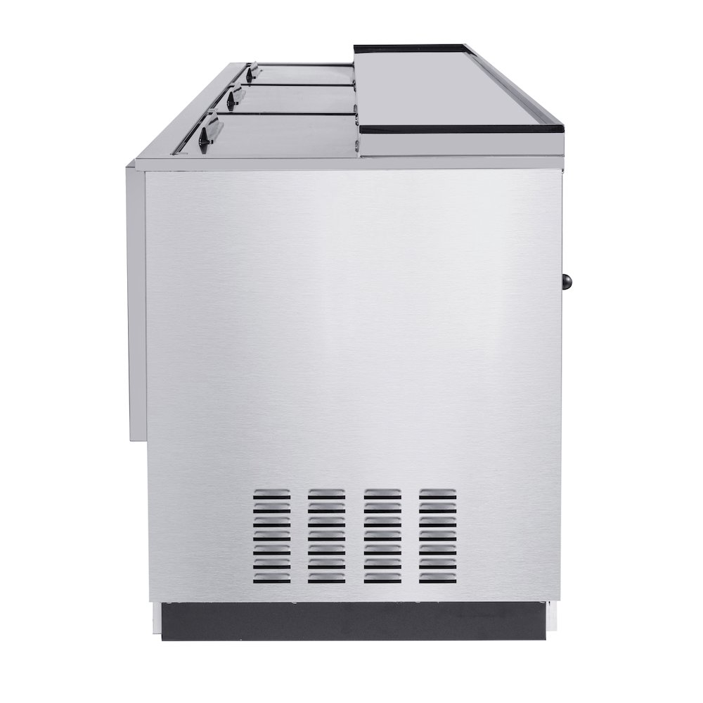 95 in. Bottle Cooler in Stainless-Steel with Built-In Opener, 30 cu. ft.. Picture 8