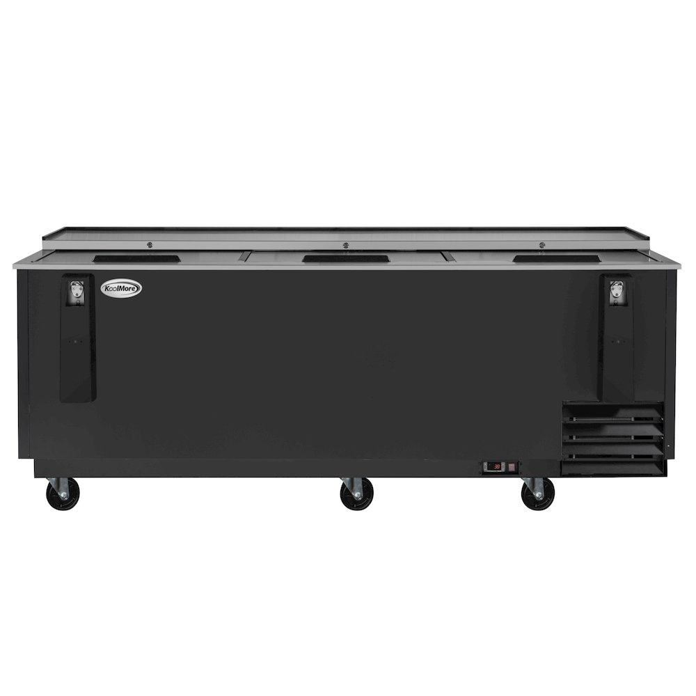 95 in. Bottle Cooler in Black with Built-In Opener, ETL Listed, 30 cu. ft.. Picture 3
