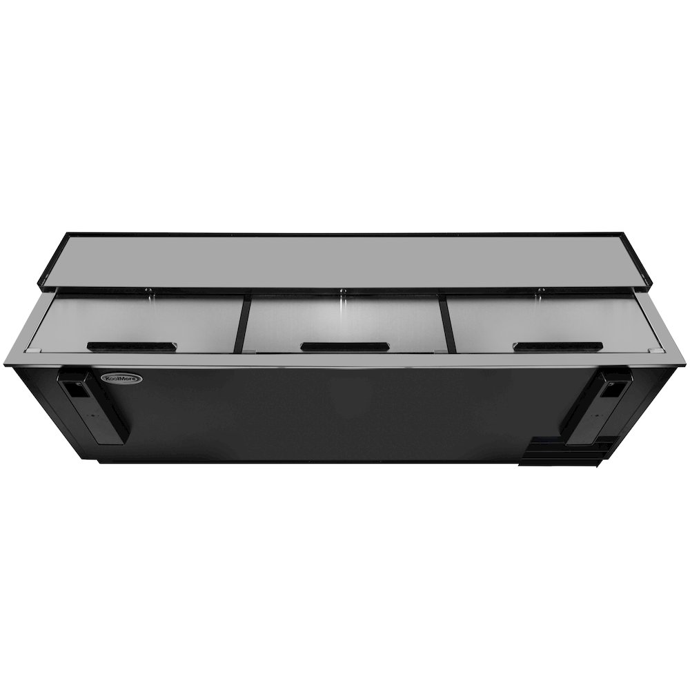 95 in. Bottle Cooler in Black with Built-In Opener, ETL Listed, 30 cu. ft.. Picture 7