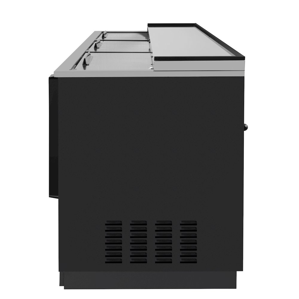 95 in. Bottle Cooler in Black with Built-In Opener, ETL Listed, 30 cu. ft.. Picture 8