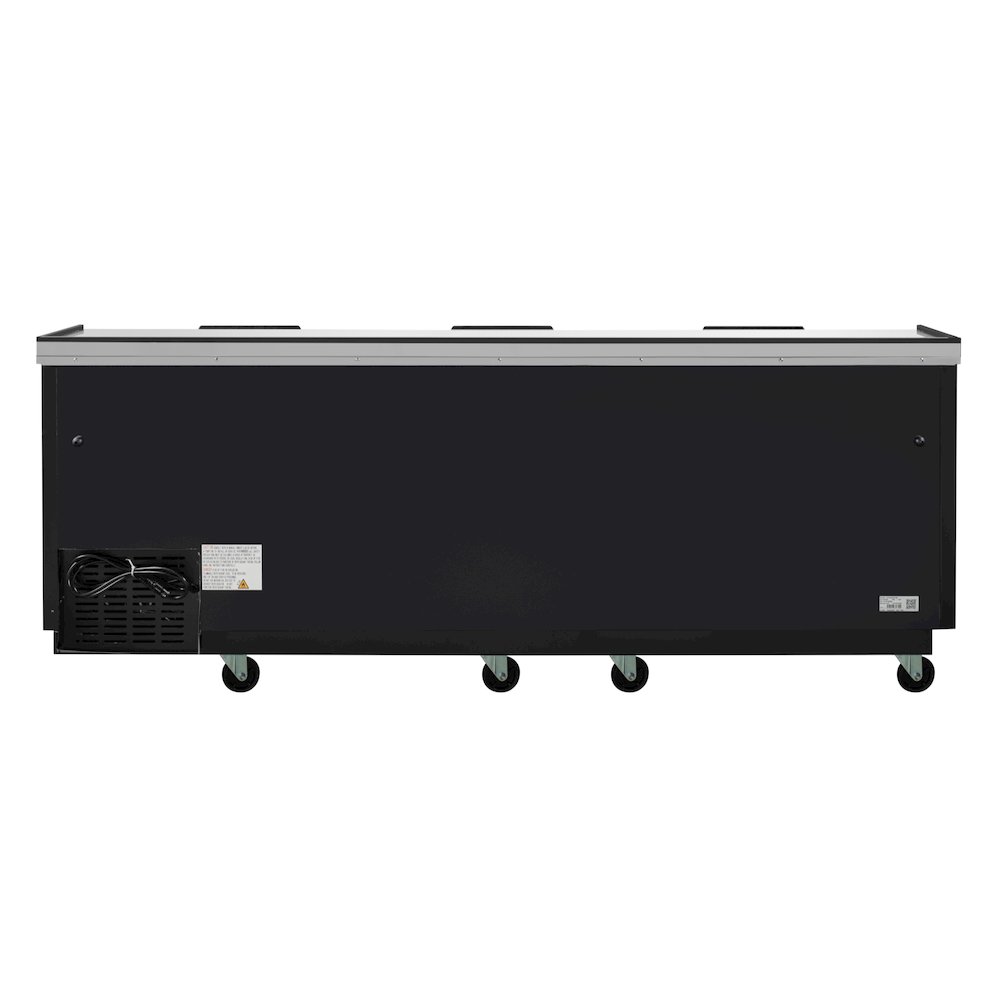 95 in. Bottle Cooler in Black with Built-In Opener, ETL Listed, 30 cu. ft.. Picture 12