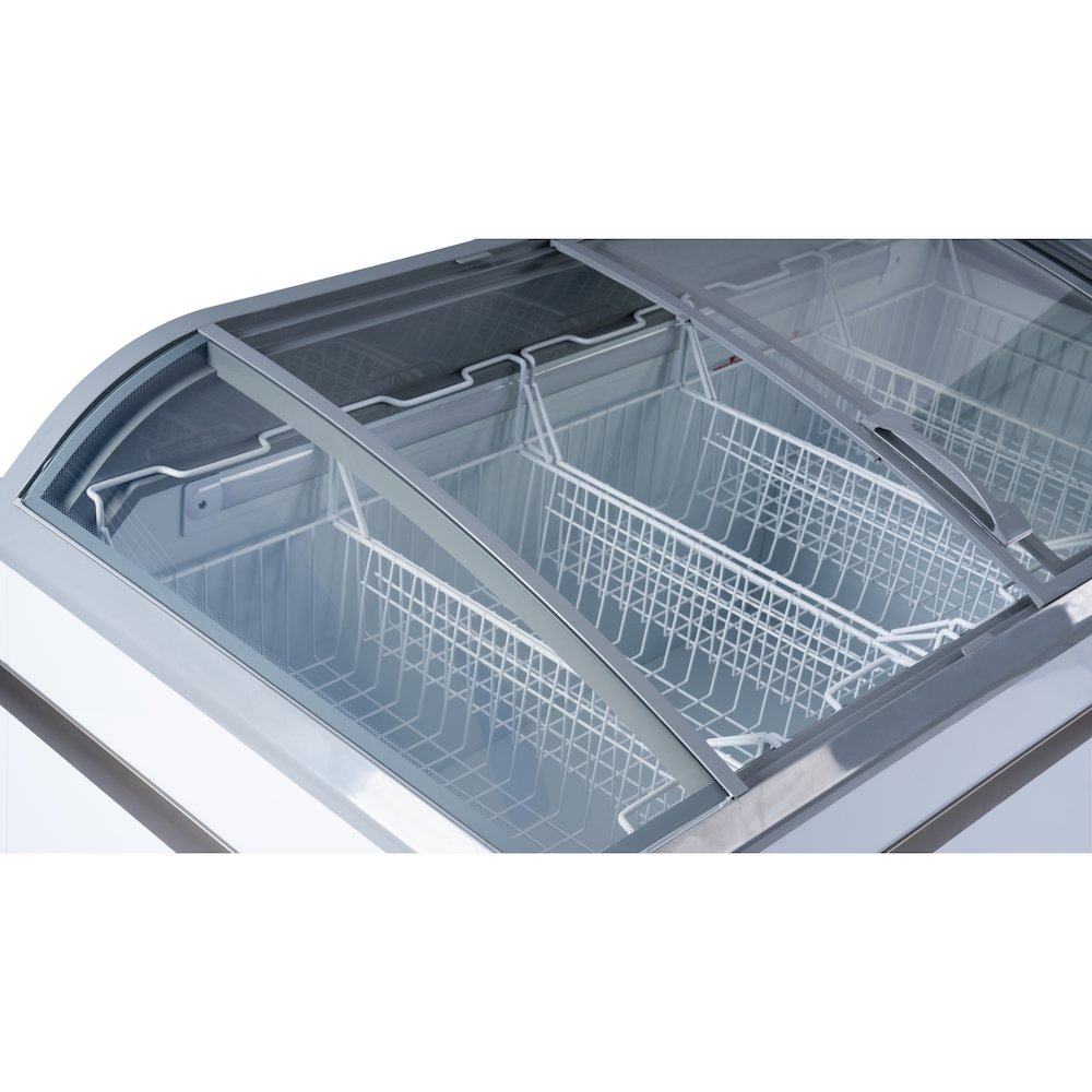 65 Inch Manual Defrost Island Chest Freezer 16 cu. ft. Capacity in White. Picture 9