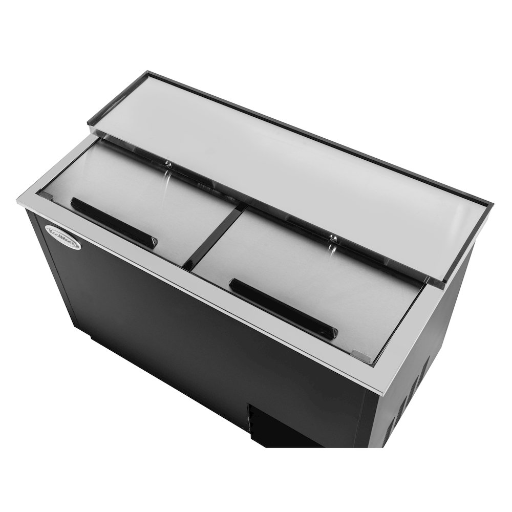 50 in. Commercial Glass Froster in Black Steel, ETL Listed, 14 cu. ft.. Picture 8