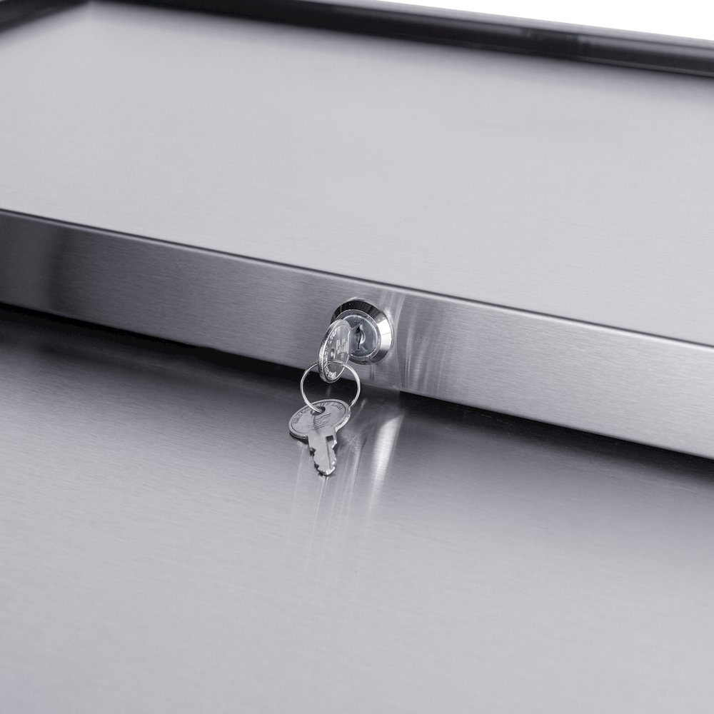 50 in. Commercial Glass Froster in Stainless Steel, ETL Listed, 14 cu. ft.. Picture 10