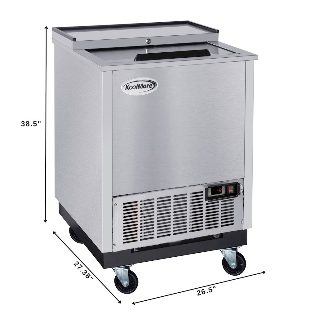 25 in. Commercial Glass Froster in Stainless Steel, ETL Listed, 5 cu. ft.. Picture 2