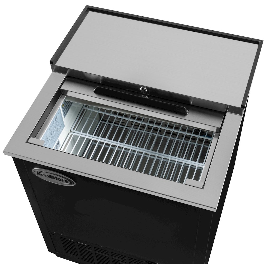 25 in. Commercial Glass Froster in Black Steel, ETL Listed, 5 cu. ft.. Picture 7