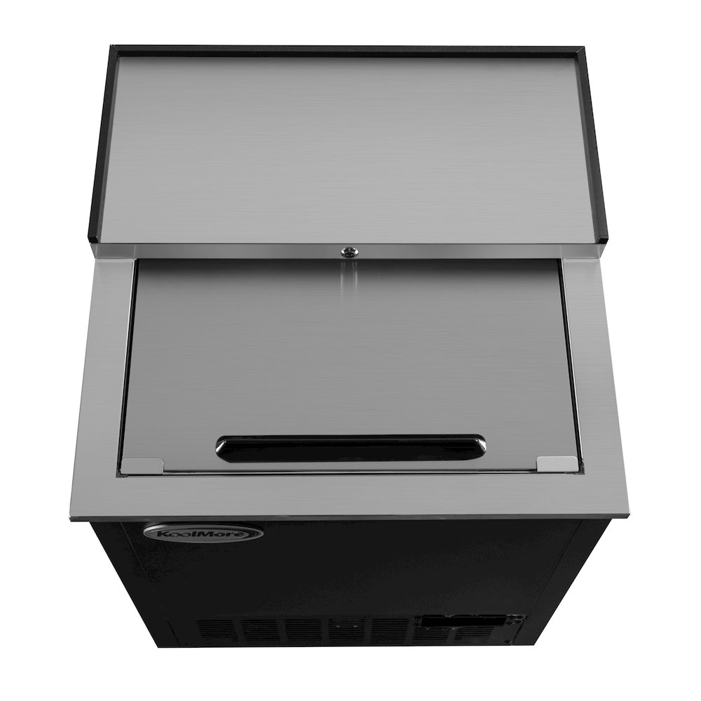 25 in. Commercial Glass Froster in Black Steel, ETL Listed, 5 cu. ft.. Picture 8