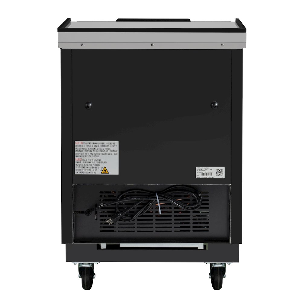 25 in. Commercial Glass Froster in Black Steel, ETL Listed, 5 cu. ft.. Picture 11