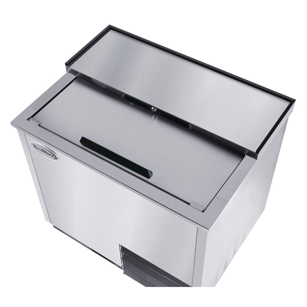 36 in. Commercial Glass Froster in Stainless Steel, ETL Listed, 9 cu. ft.. Picture 8