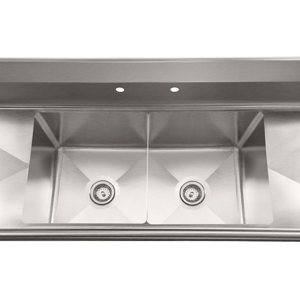 72 in. 18-Gauge 2-Compartment Sink. Picture 7