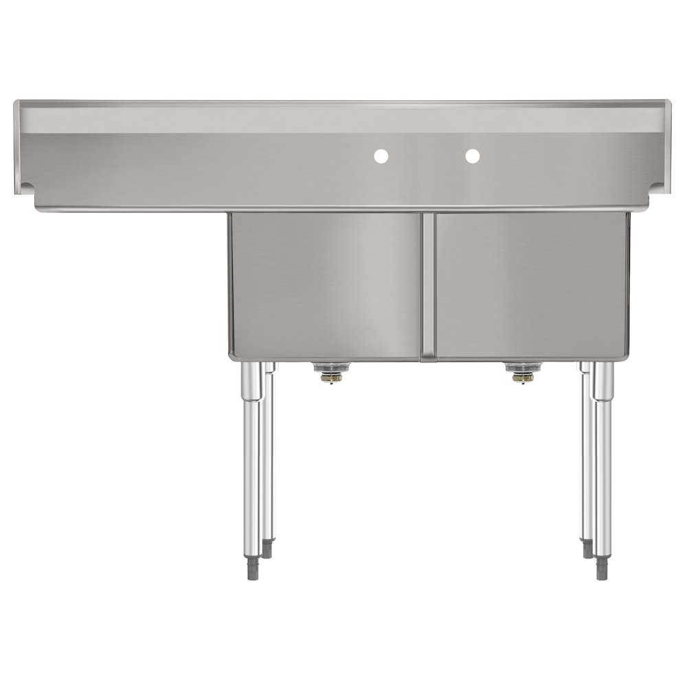 57 in. 18-Gauge 2-Compartment Sink. Picture 10