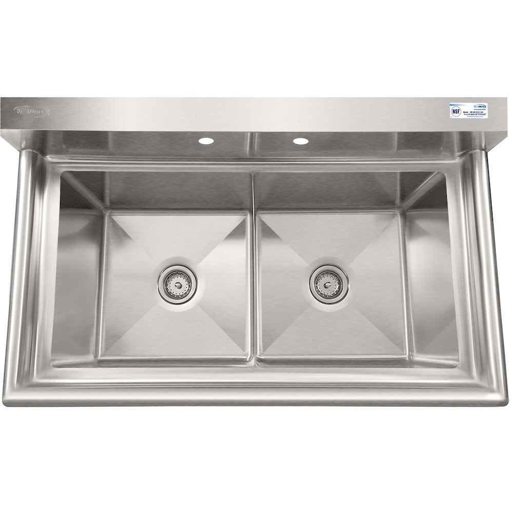 42 in. 18-Gauge 2-Compartment Sink. Picture 6
