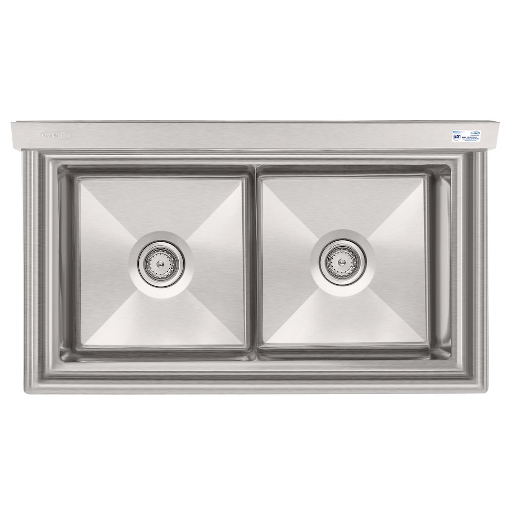 42 in. 18-Gauge 2-Compartment Sink. Picture 7