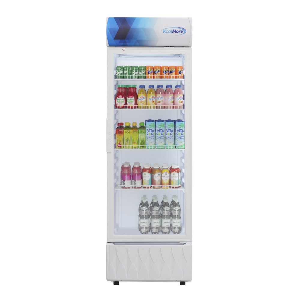 22 in. One-Door Commercial Merchandiser Refrigerator in White, 9 Cu. Ft.. Picture 3