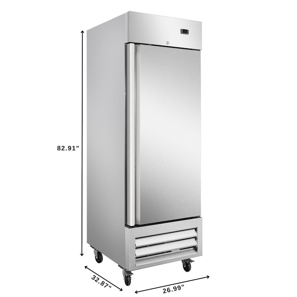 27 in. One Door Convertible Refrigerator/Freezer. Picture 4