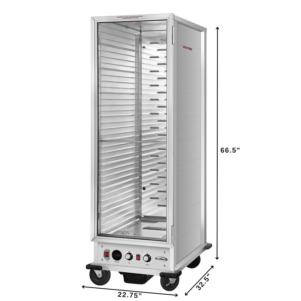 33 in. Non-Insulated Glass Door Heated Holding/Proofing Cabinet. Picture 1