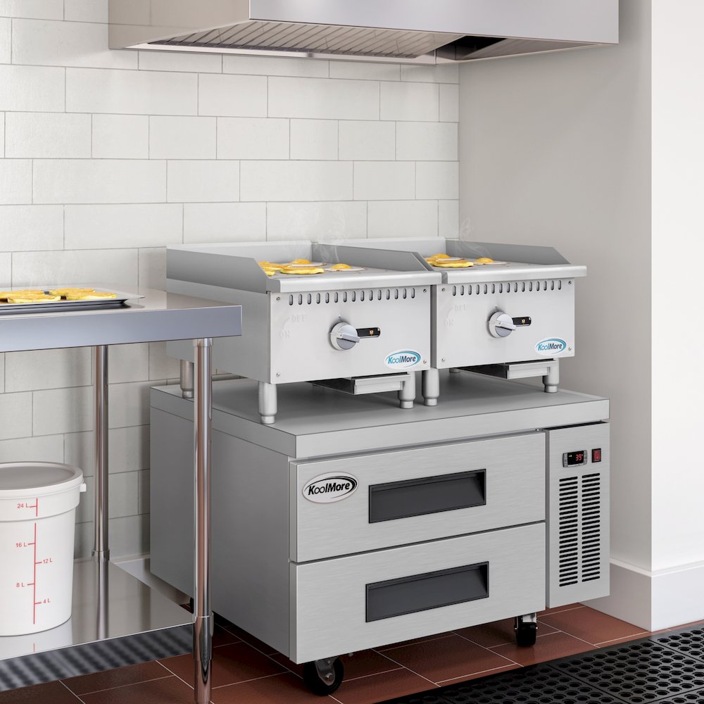 18 in. Natural Gas 1-Burner Griddle with 30,000 BTU in Stainless-Steel. Picture 5