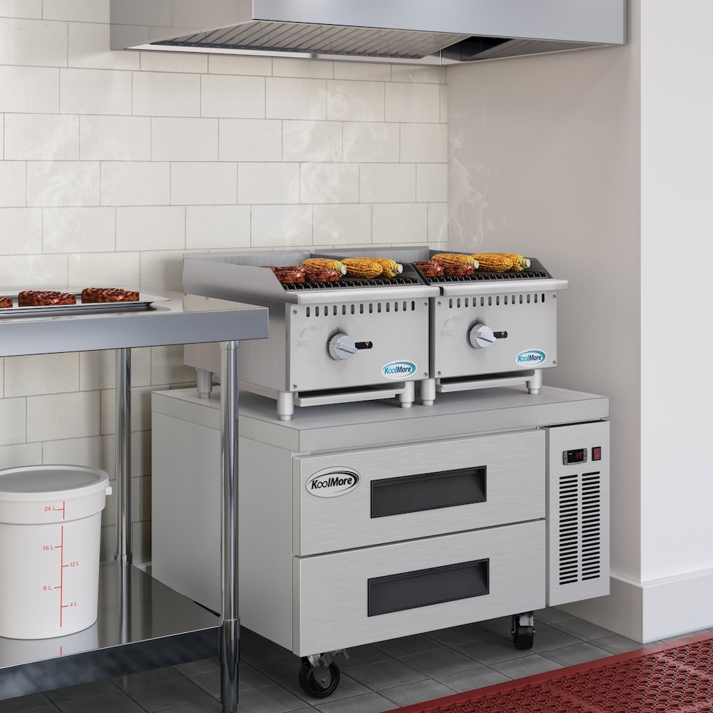 16 in. 1-Burner Natural Gas Charbroiler with 30,000 BTU in Stainless-Steel. Picture 5