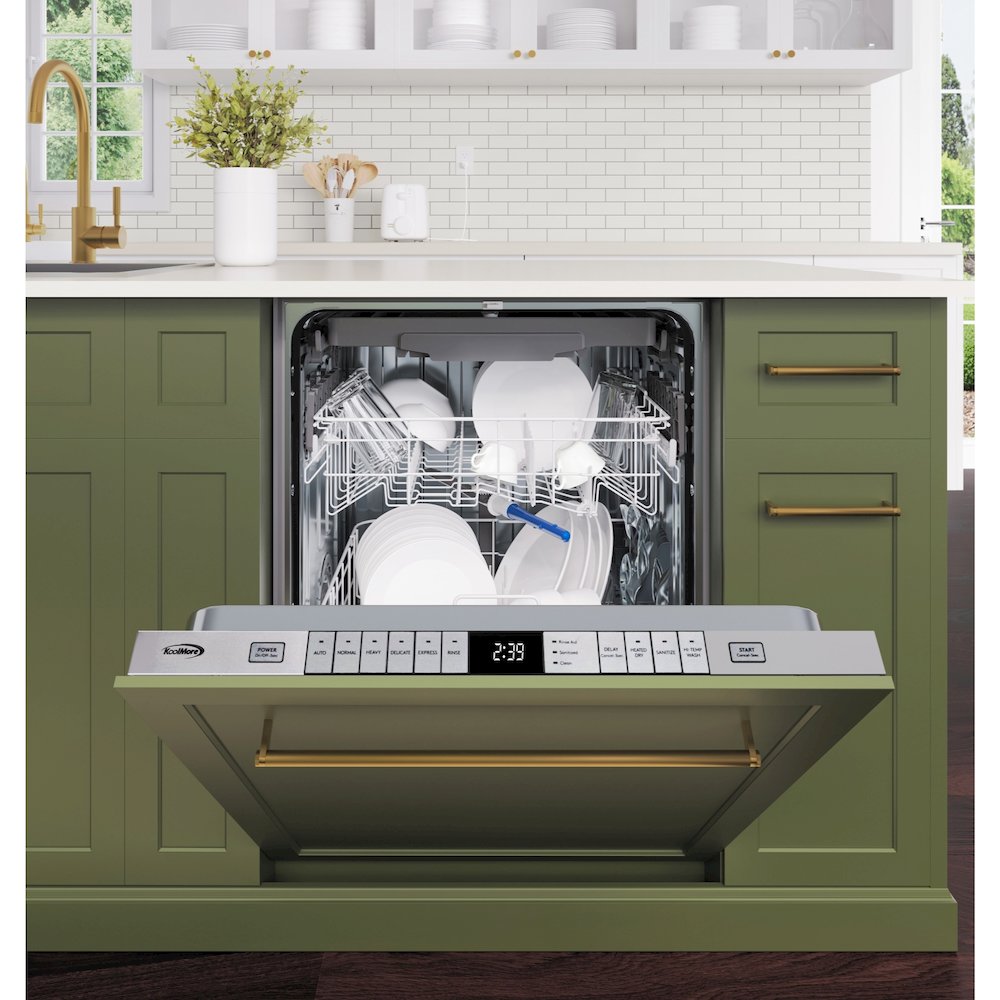 24 in. Panel Ready 14 Place Settings 45 DB Dishwasher in Stainless-Steel. Picture 6