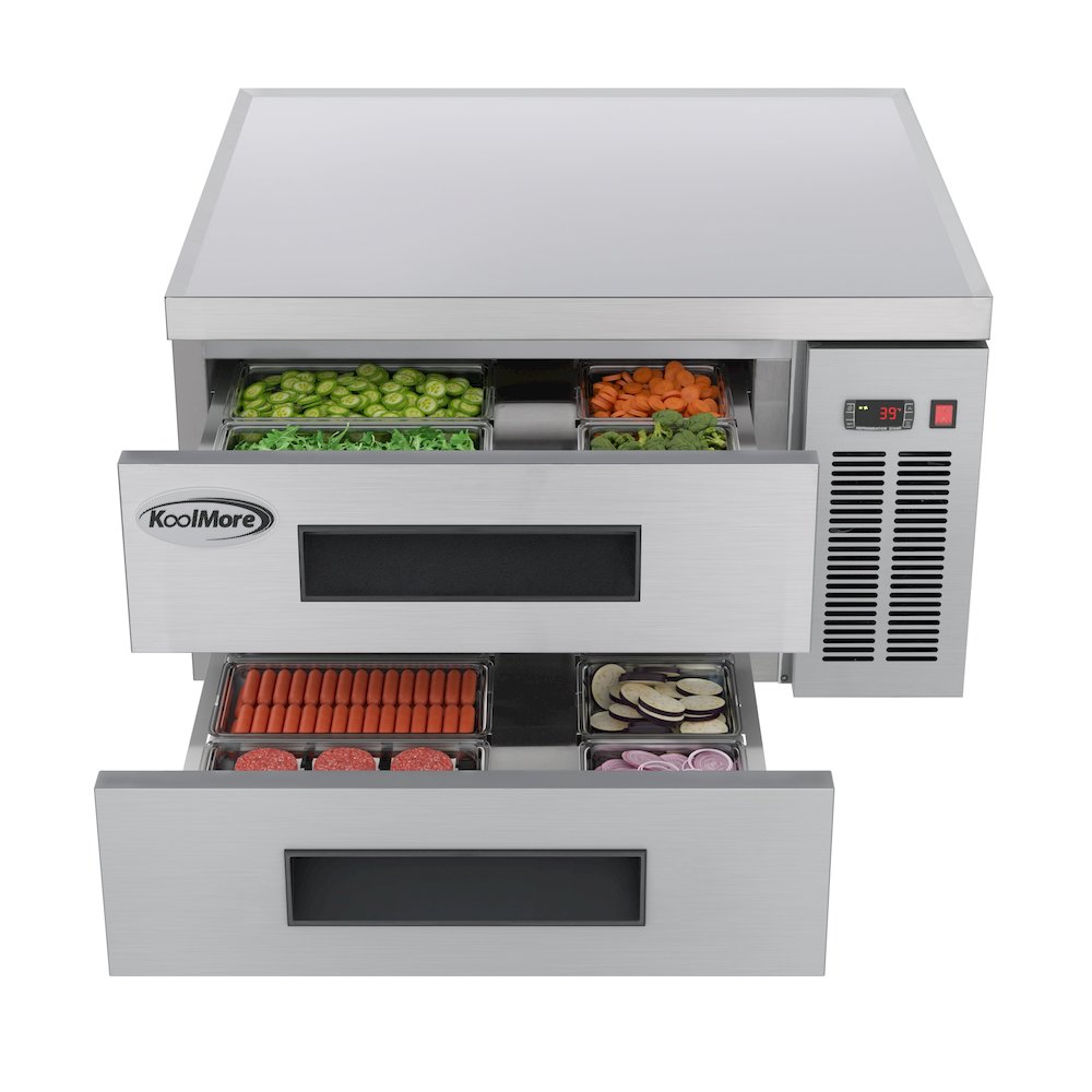 36 in. Chef Base Refrigerator Storage Cabinet for Cold Foods, Fresh Ingredients. Picture 1