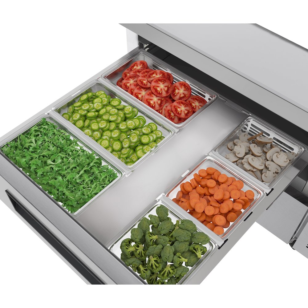 36 in. Chef Base Refrigerator Storage Cabinet for Cold Foods, Fresh Ingredients. Picture 4