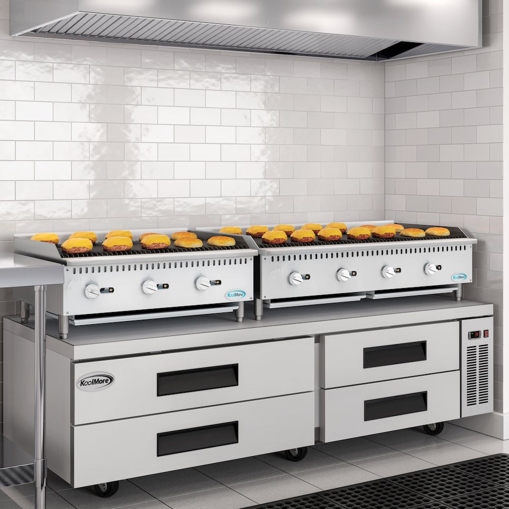 84 in. Chef Base Refrigerator Storage Cabinet for Cold Foods, Fresh Ingredients. Picture 6